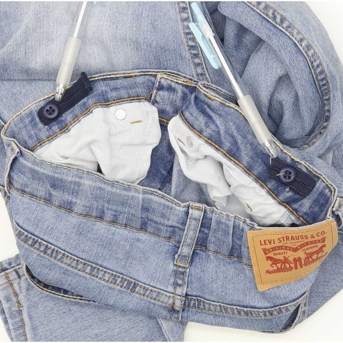 Levi's 510 Kids Blue Skinny Slim Jeans W26 L31