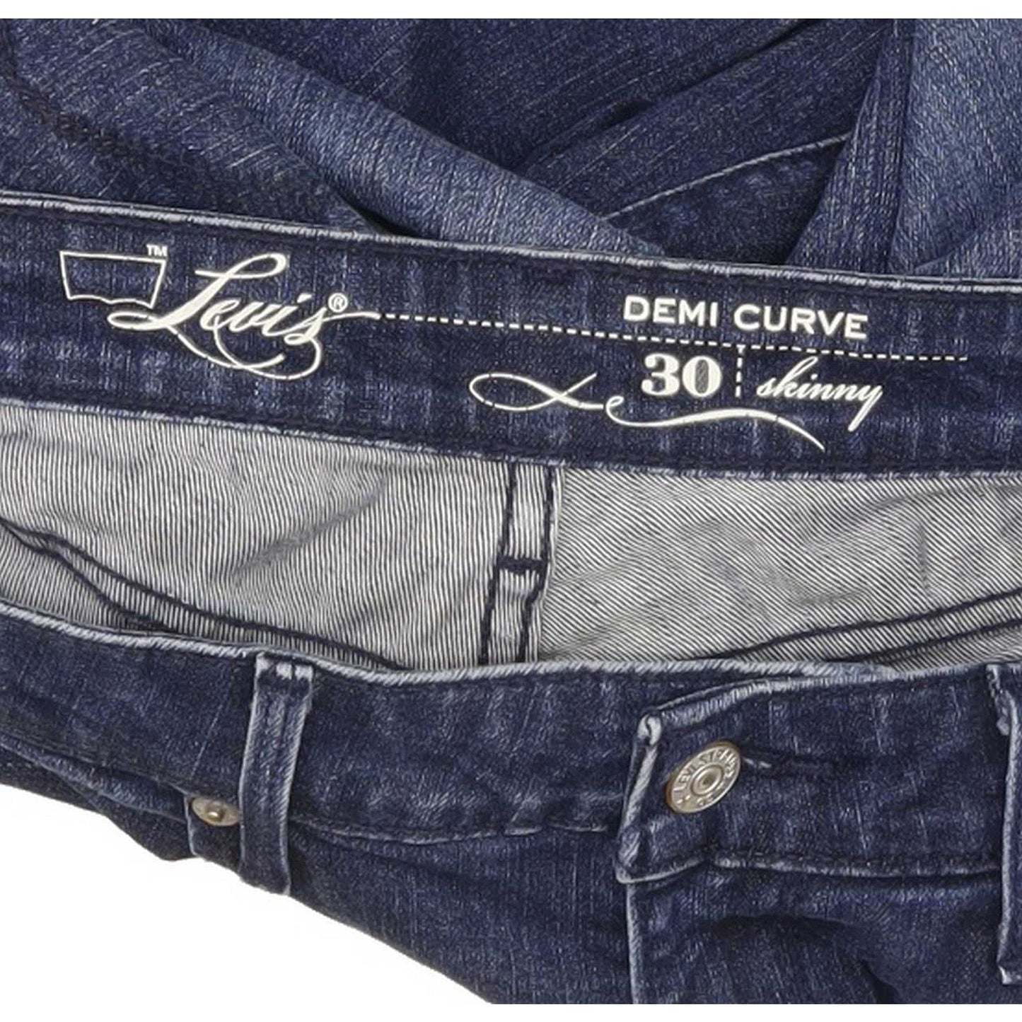 Levi's Demi Curve Women Blue Skinny Slim Jeans W30 L31