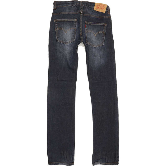 Levi's 511 Kids Blue Straight Slim Stretch Jeans W26 L29