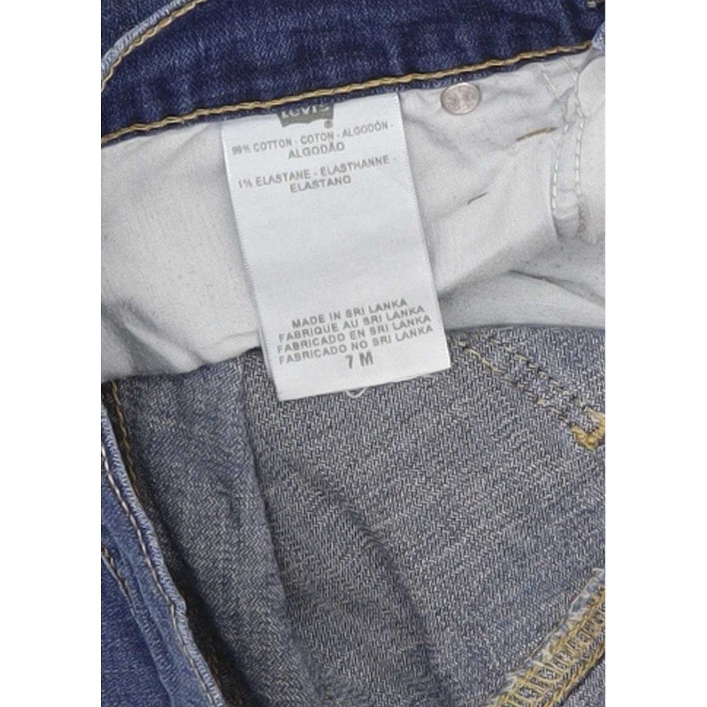 Levi's 528 Curvy Women Blue Straight Slim Stretch Jeans W28 L30
