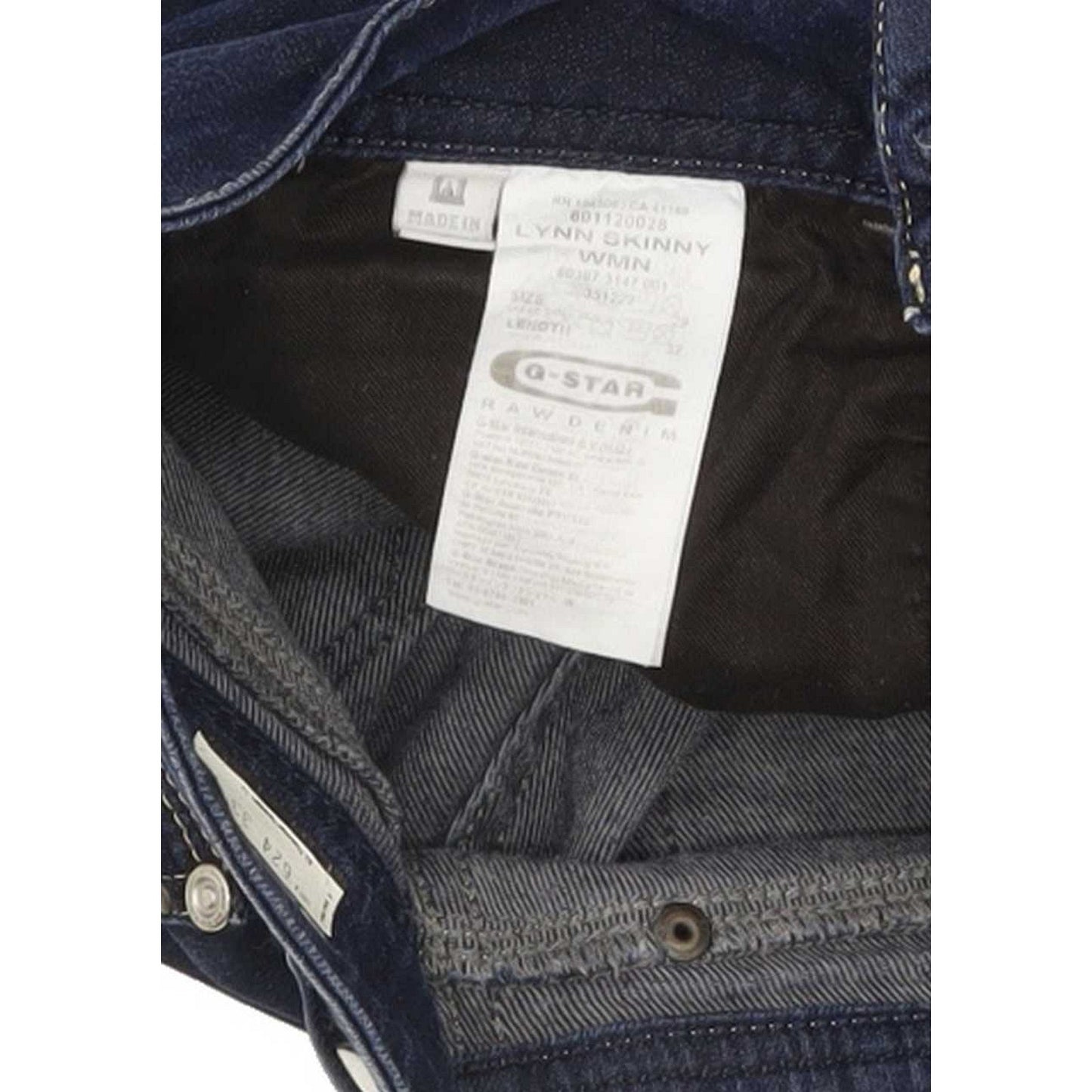 G-Star Lynn Women Blue Skinny Slim Stretch Jeans W29 L32