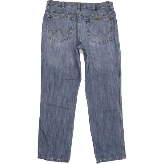 Wrangler Men Blue Straight Regular Jeans W36 L30