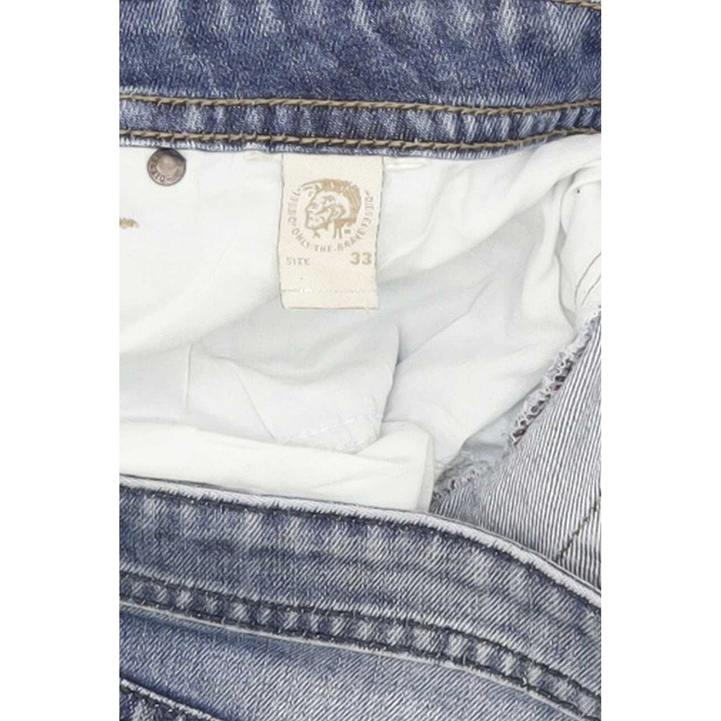 Diesel Buster Men Blue Tapered Slim Jeans W34 L27