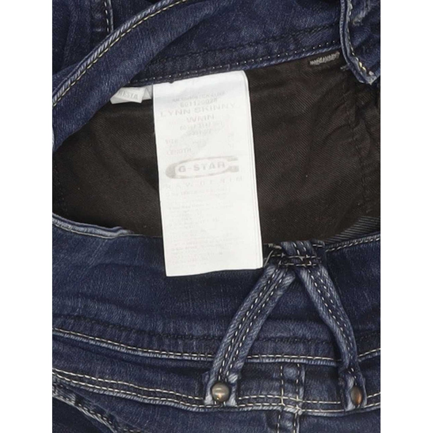 G-Star Lynn Women Blue Skinny Slim Stretch Jeans W29 L32