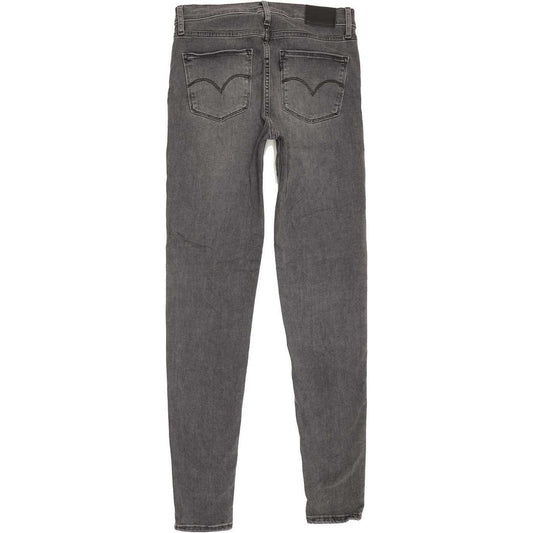 Levi's 720 High Rise Women Charcoal Skinny Stretch Jeans W28 L31