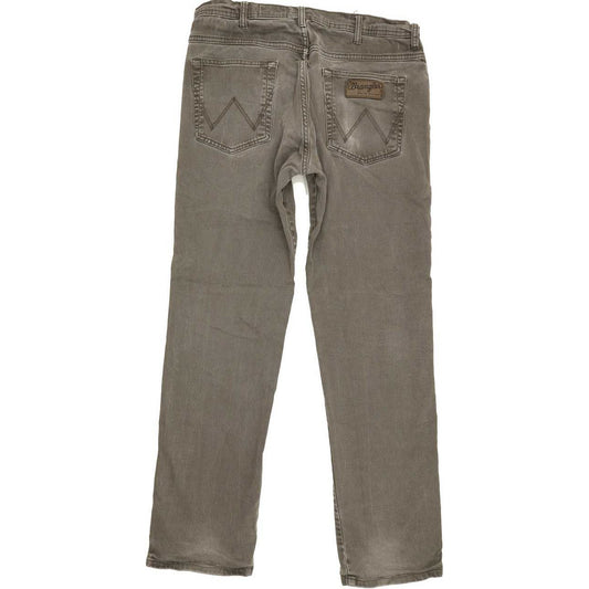 Wrangler Arizona Men Grey Straight Regular Stretch Jeans W34 L31