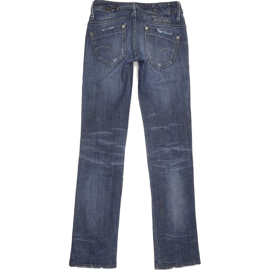 G-Star Midge Women Blue Bootcut Slim Stretch Jeans W27 L33