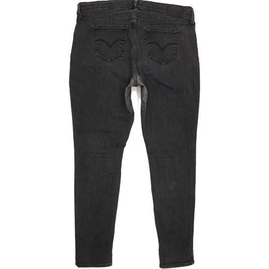 Levi's 310 Shaping Women Charcoal Skinny Slim Stretch Jeans W36 L29