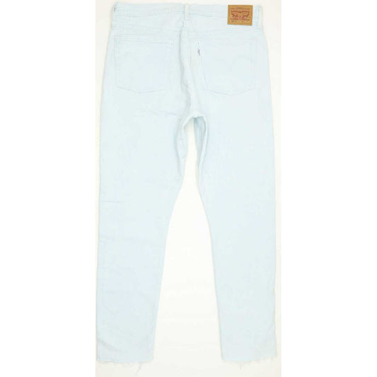 Levi's 502 Blue Tapered Slim Stretch Jeans High Waisted W31 L28