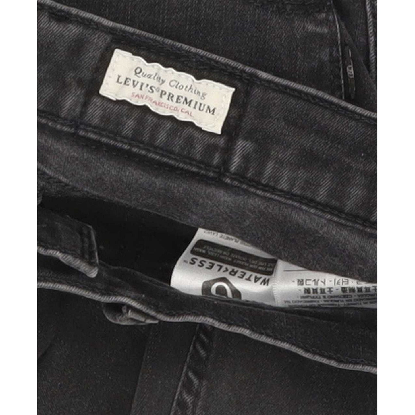 Levi's 710 Super Women Charcoal Skinny Slim Stretch Jeans W27 L29
