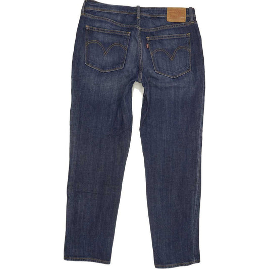 Levi's Women Blue Straight Slim Stretch Jeans W29 L27