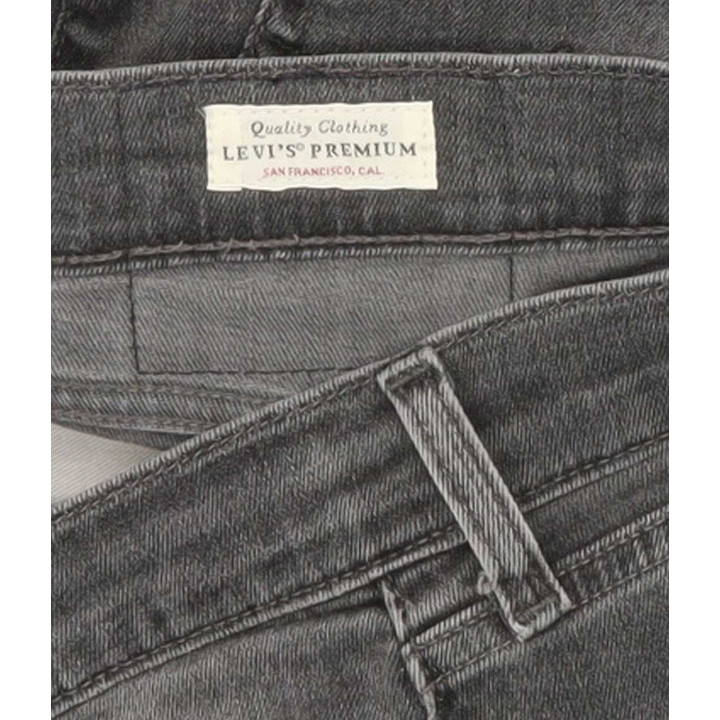 Levi's 511 Men Grey Straight Slim Stretch Jeans W30 L29