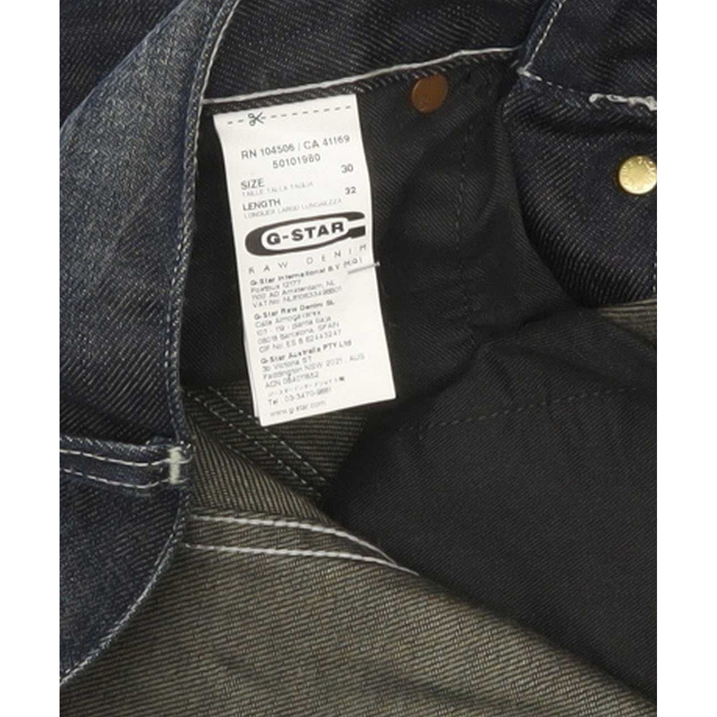 G-Star Morris Men Navy Tapered Regular Jeans W30 L31