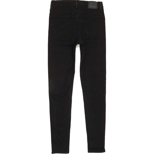 Levi's Mile High Rise Black Skinny Stretch Jeans High Waisted W30 L31