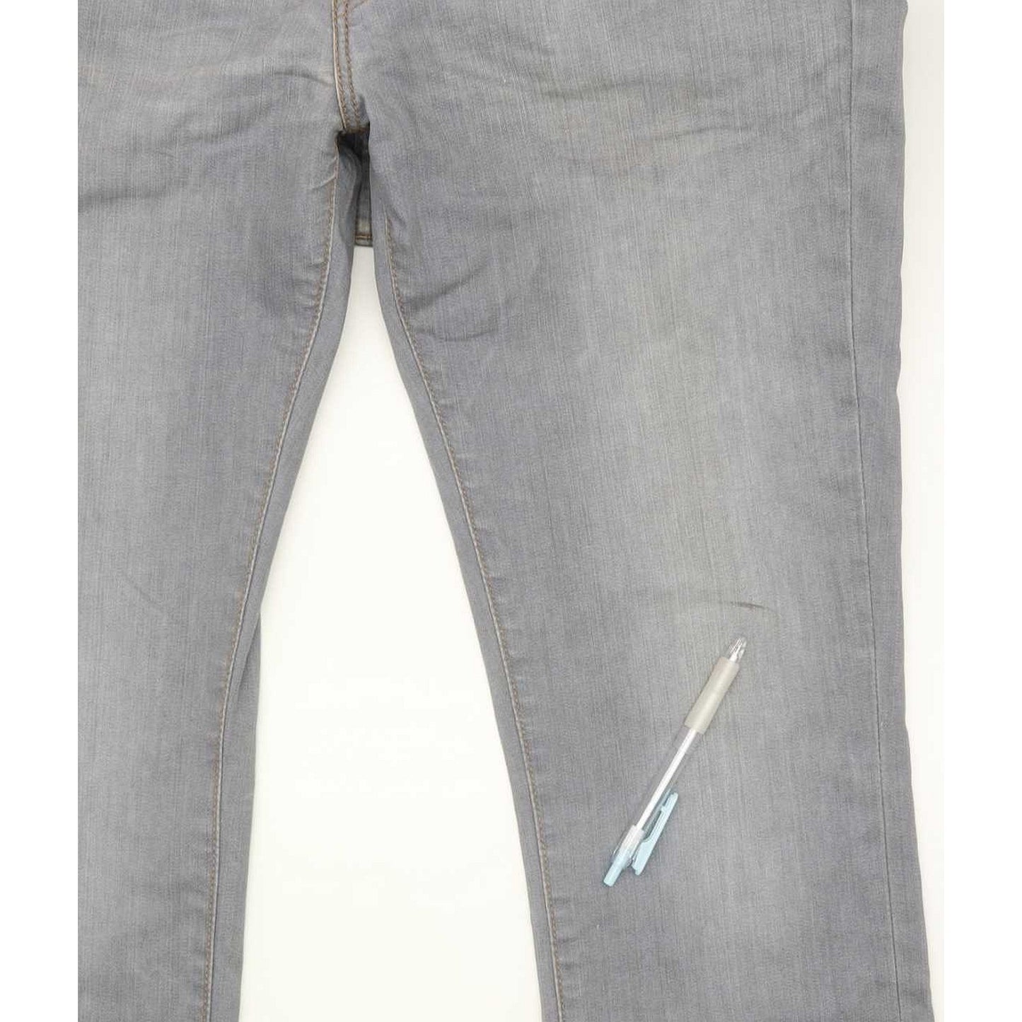 Levi's 511 Men Grey Straight Slim Stretch Jeans W33 L33