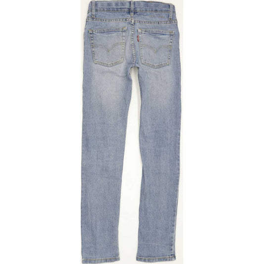 Levi's 510 Kids Blue Skinny Slim Jeans W24 L27