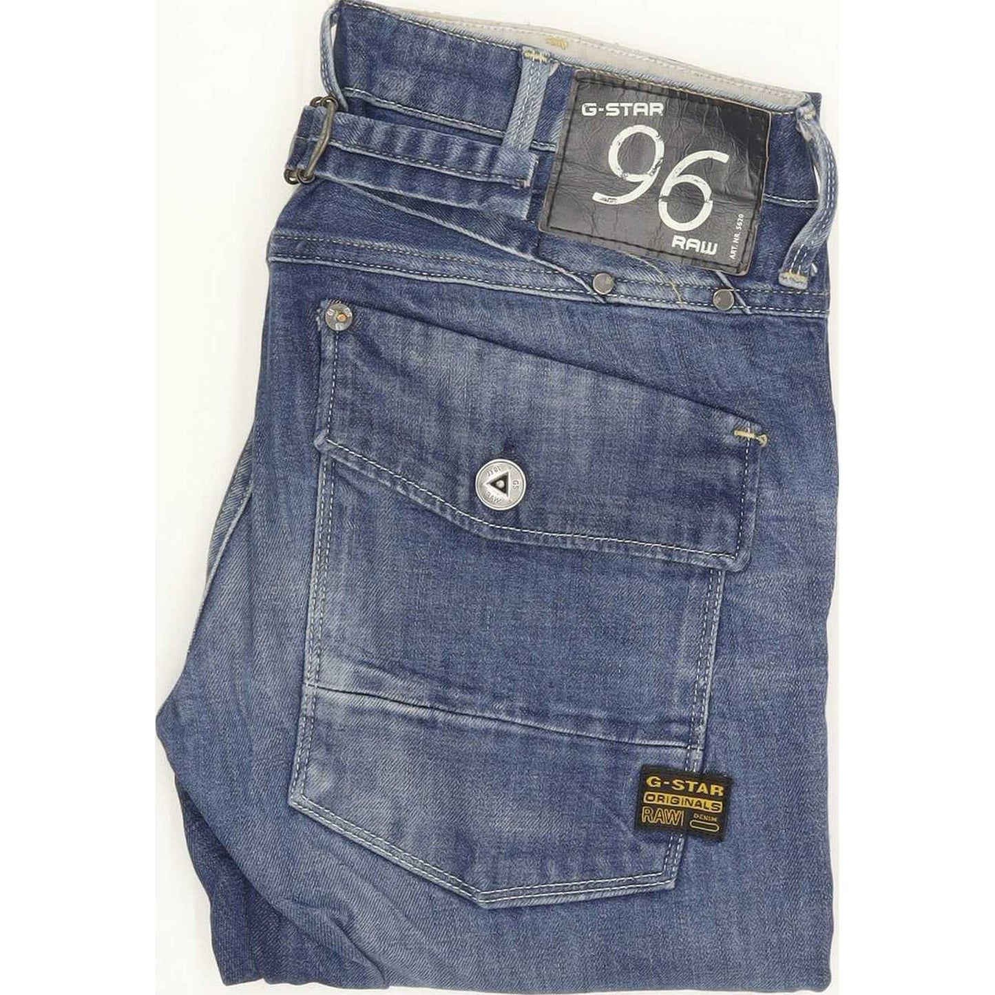 G-Star Women Blue Tapered Slim Stretch Jeans W28 L34