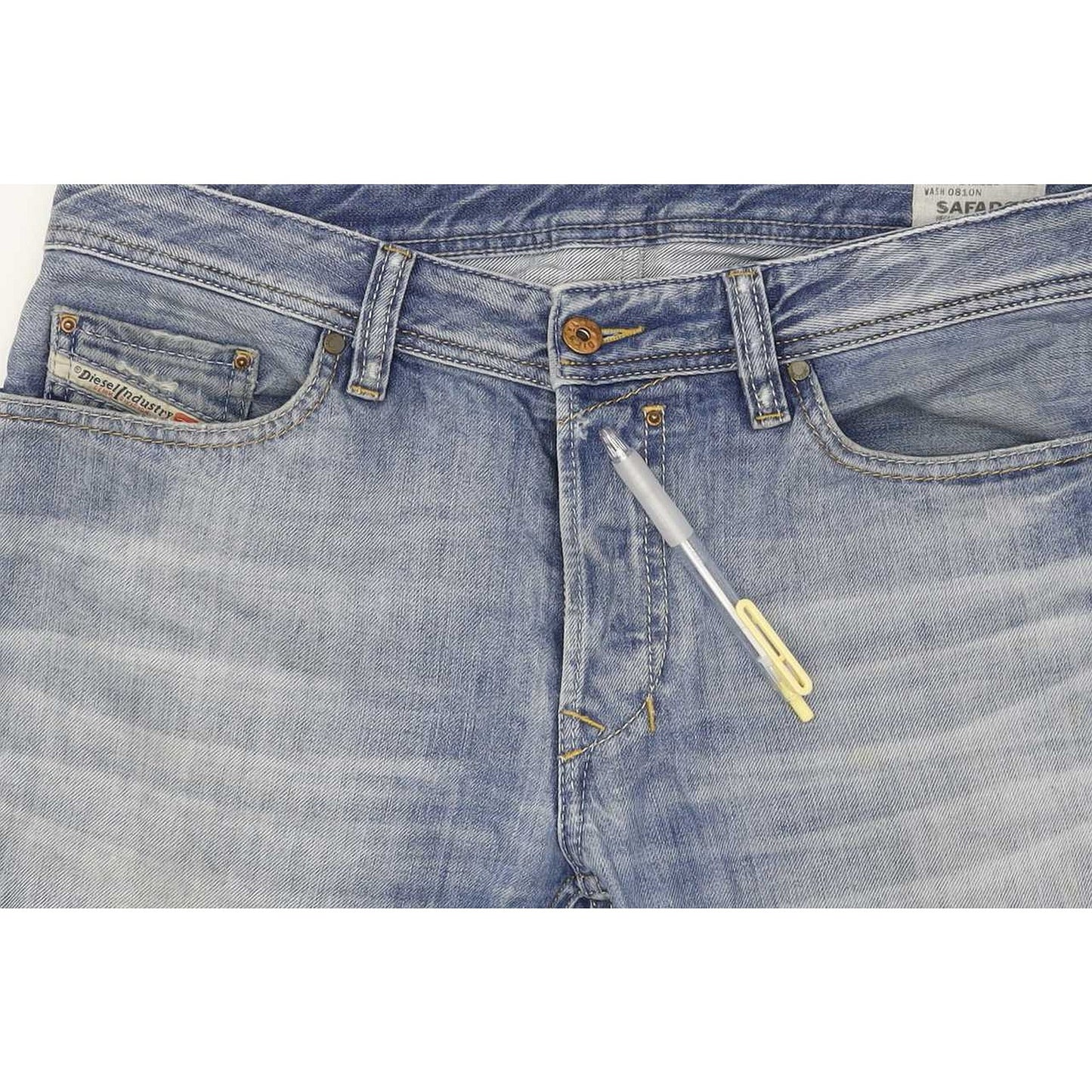 Diesel Safado Men Blue Straight Slim Jeans W32 L35