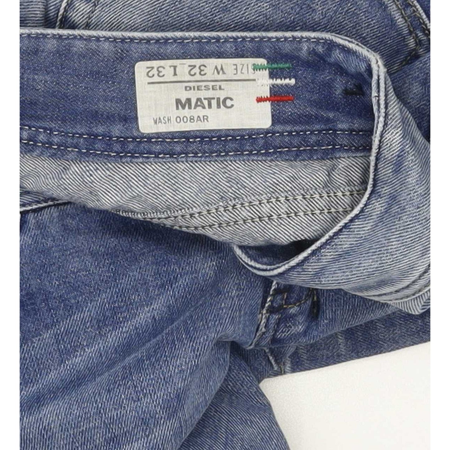 Diesel Matic 008AR Women Blue Tapered Slim Jeans W32 L32