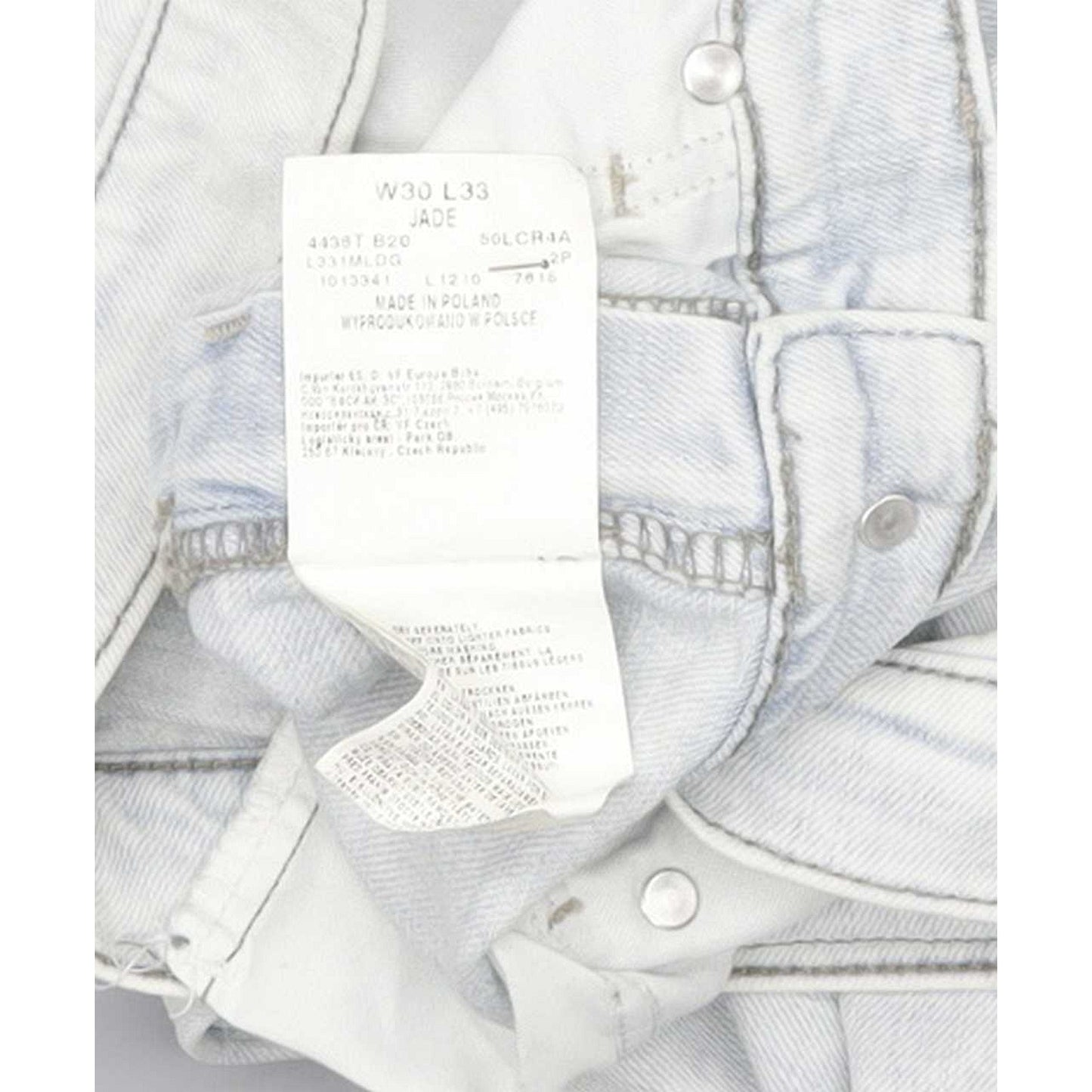 Lee Jade Women Blue Straight Regular Stretch Jeans W30 L32