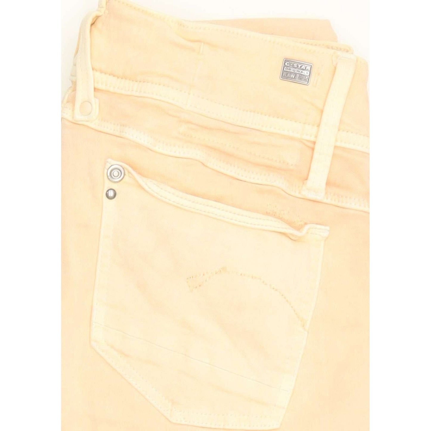 G-Star Orange Women Skinny Slim Stretch Jeans W25 L29