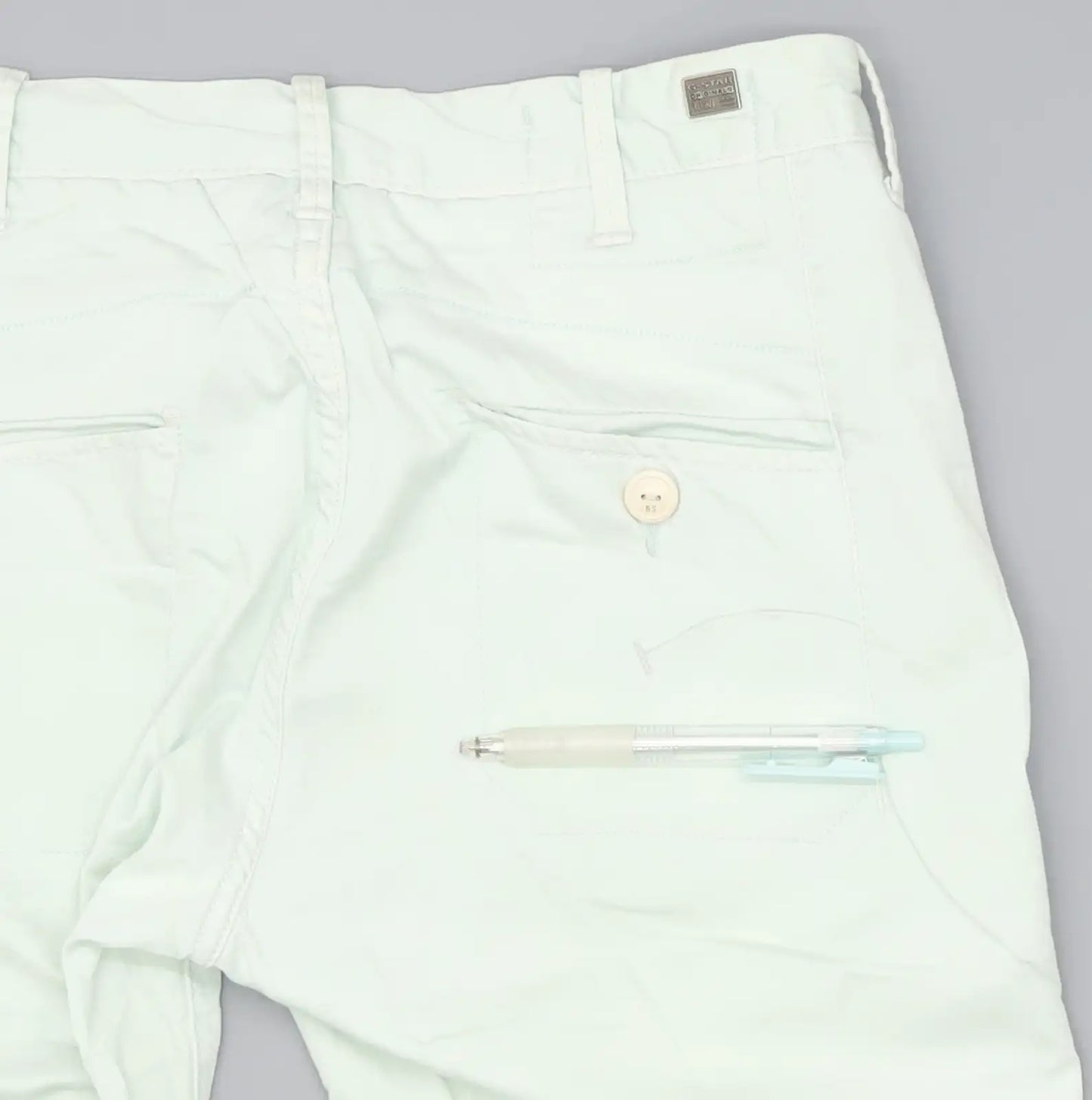 G-Star Mint Colour Women Tapered Slim Chino Stretch Jeans W26 L32