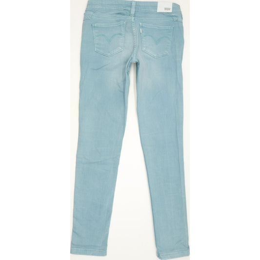 Levi's Demi Curve Women Green Skinny Slim Stretch Jeans W28 L31