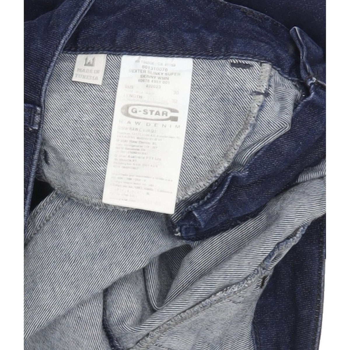 G-Star Dexter Slinky Women Blue Skinny Slim Stretch Jeans W30 L31