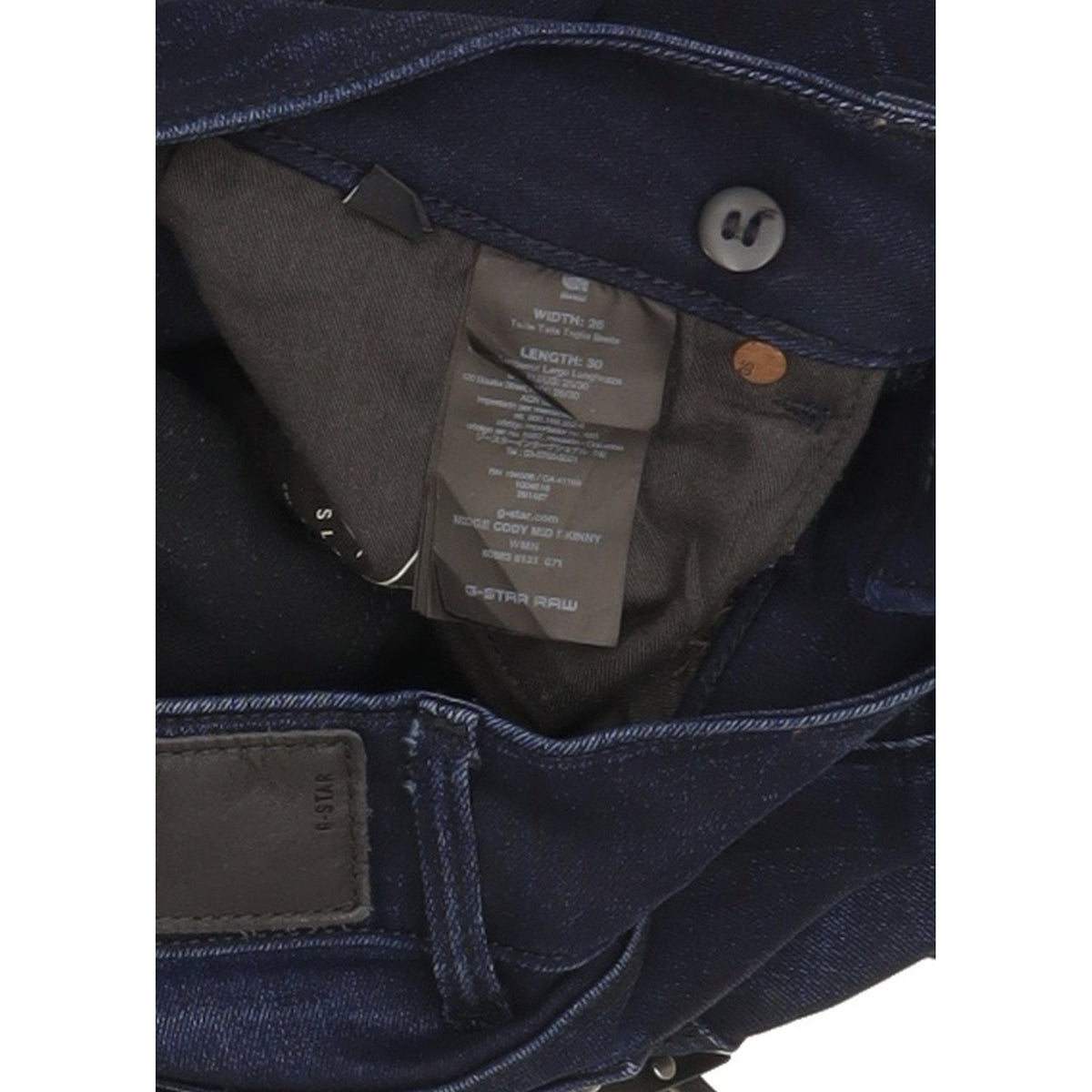 G-Star Midge Cody Women Navy Skinny Slim Stretch Jeans W26 L30