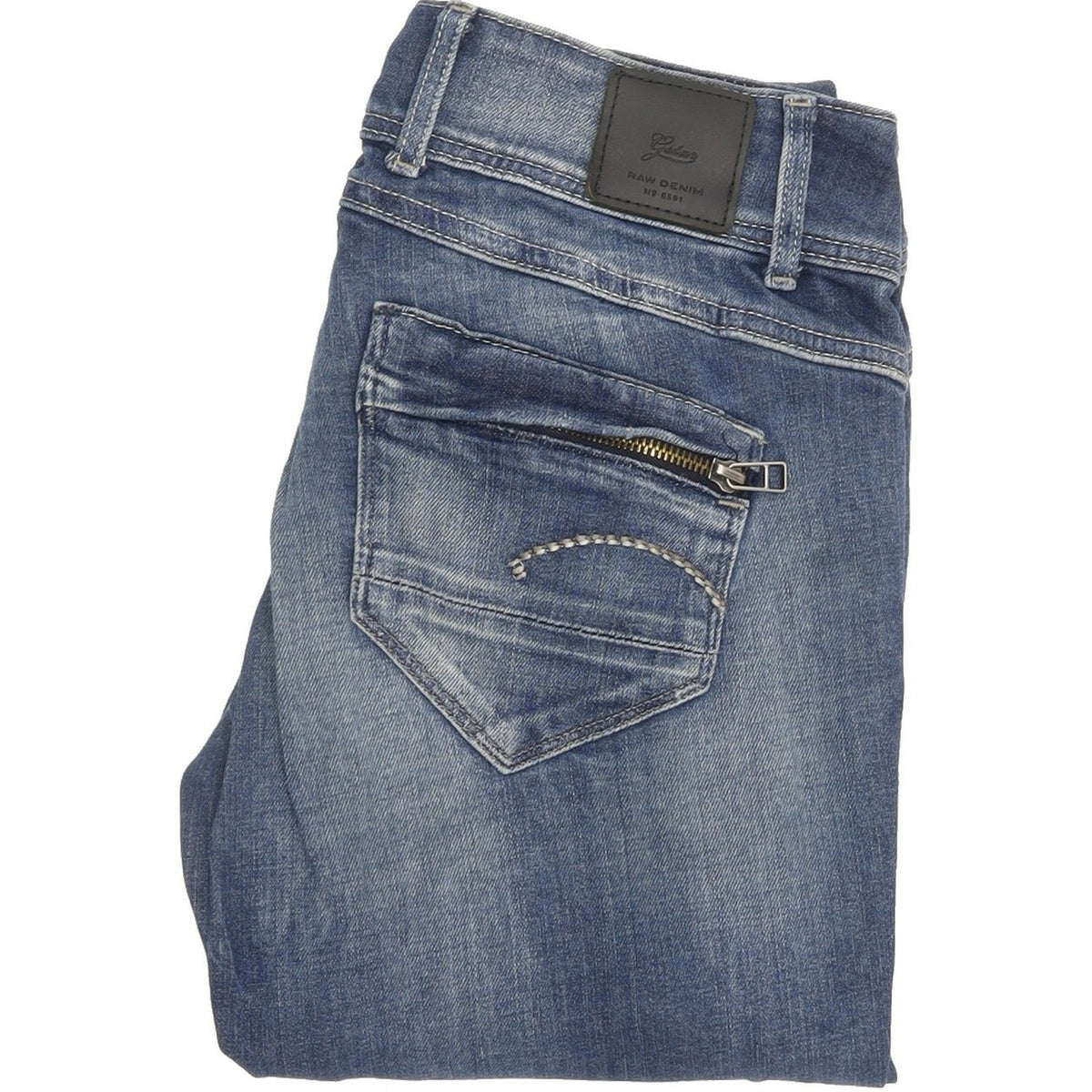 G-Star 5204 Women Blue Skinny Slim Stretch Jeans W26 L32