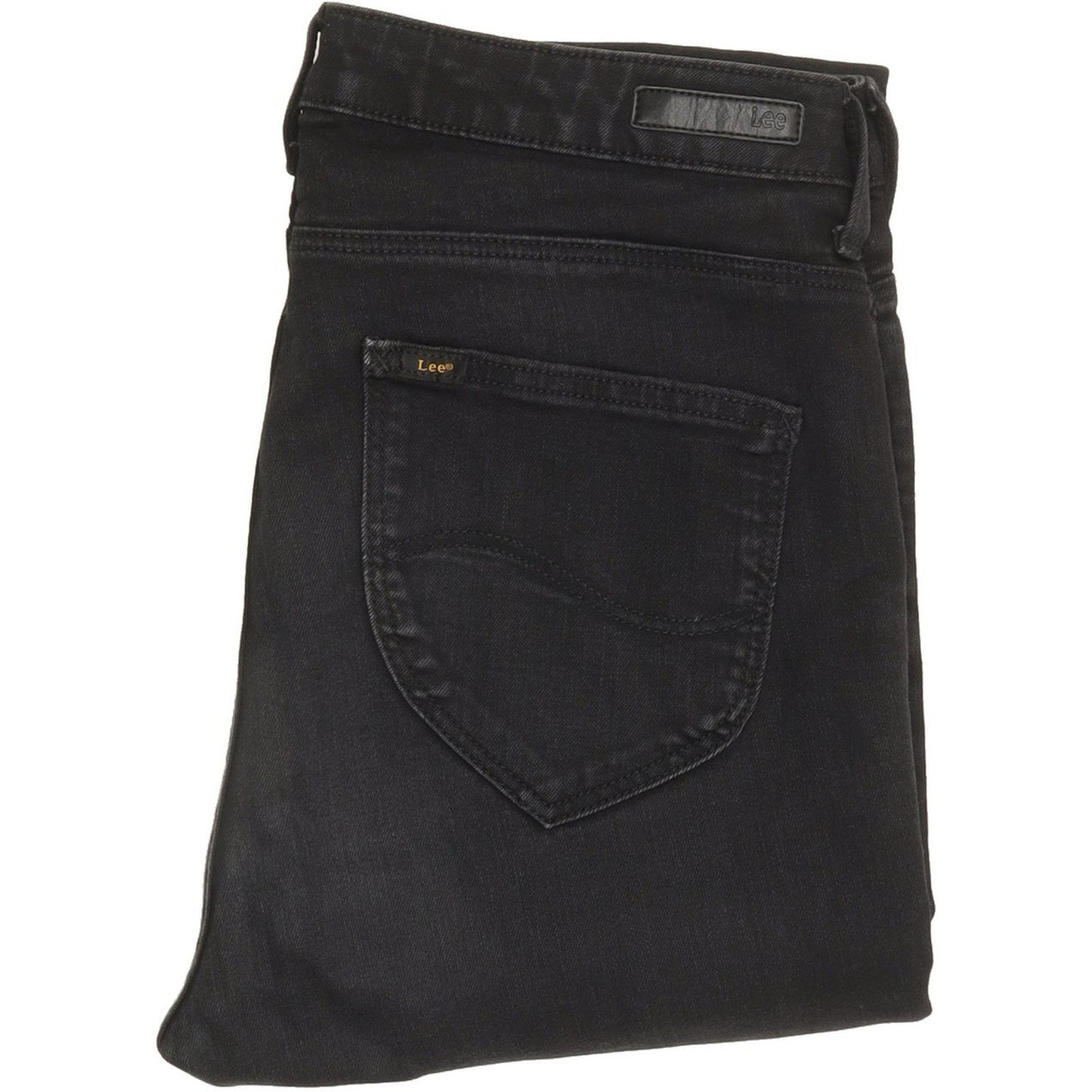 Lee High Rise Black Skinny Stretch Jeans High Waisted W29 L29