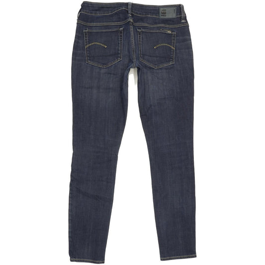 G-Star 3301 Women Blue Skinny Slim Stretch Jeans W28 L29