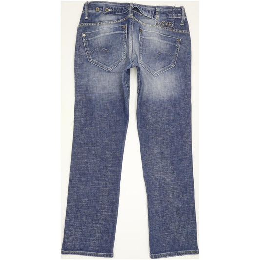 G-Star Midge Women Blue Straight Slim Stretch Jeans W31 L28