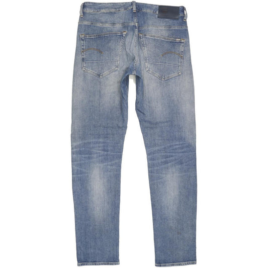 G-Star 3301 OT Men Blue Straight Slim Stretch Jeans W31 L32