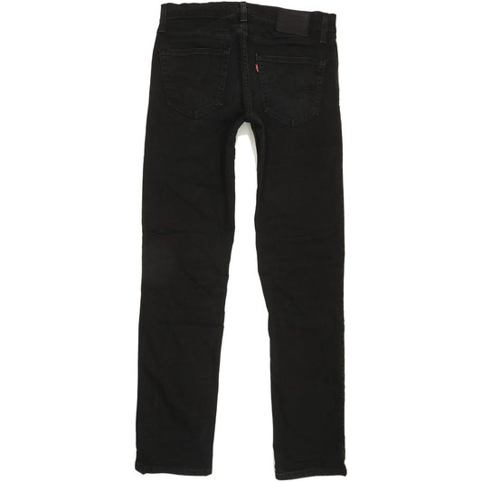 Levi's 511 Men Black Straight Slim Stretch Jeans W32 L33