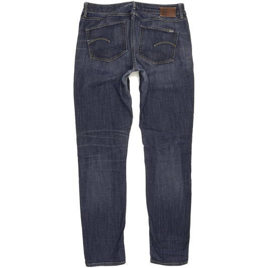 G-Star 3301 Contour Women Blue Skinny Slim Stretch Jeans W32 L32