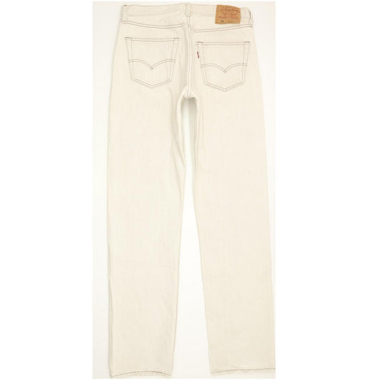 Levi's 501 Made in USA Men Beige Straight Regular Jeans W33 L34
