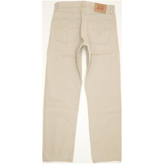 Levi's 521 Men Beige Straight Regular Jeans W33 L31