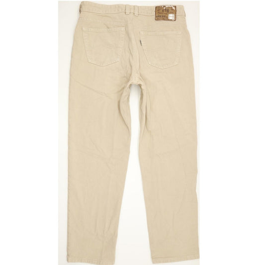Joker The Three Famous Tailors Men Beige Straight Regular Jeans W36 L31