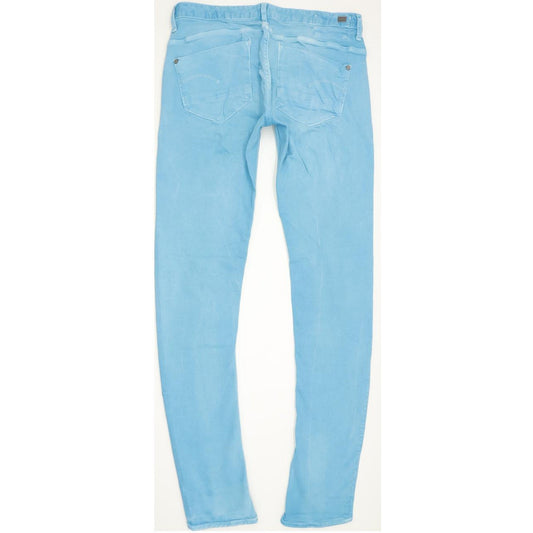G-Star New Radar Women Blue Skinny Slim Stretch Jeans W30 L33