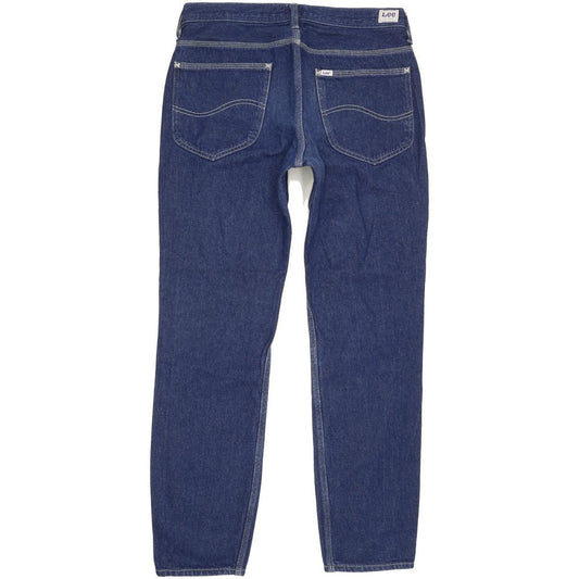 Lee Rider Worker Men Blue Straight Regular Jeans W32 L30