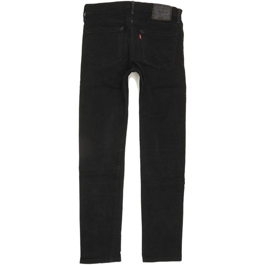 Levi's 510 Men Black Skinny Slim Stretch Jeans W30 L31
