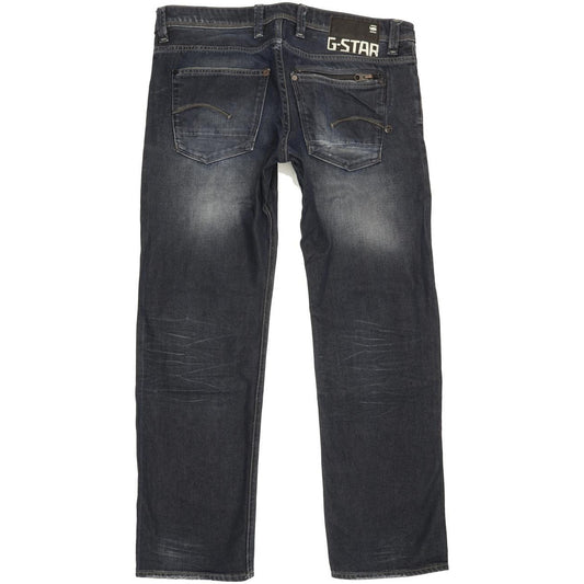 G-Star Attacc Low Men Navy Straight Slim Jeans W34 L29