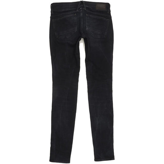 G-Star Lynn Mid Women Navy Skinny Slim Stretch Jeans W27 L32