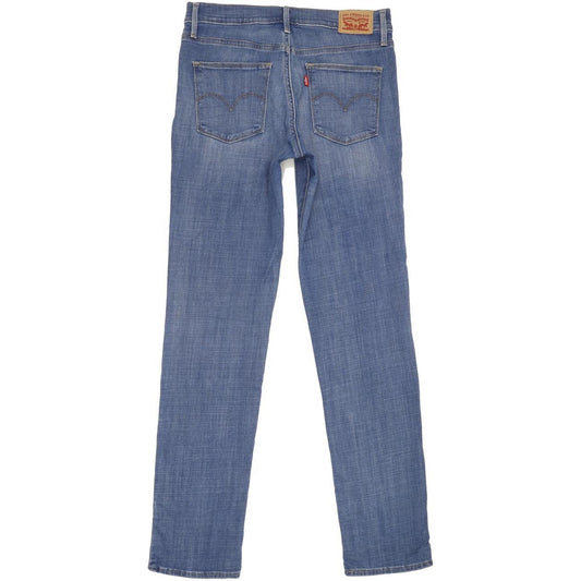 Levi's Slimming Women Blue Straight Slim Stretch Jeans W29 L31