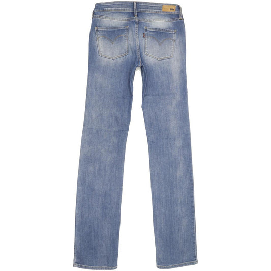Levi's Slight Curve Women Blue Straight Slim Stretch Jeans W27 L34