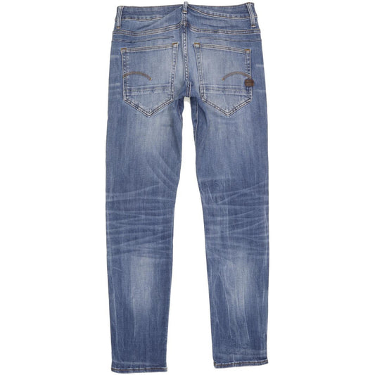 G-Star D-Staq 5Pkt Men Blue Straight Slim Stretch Jeans W29 L32