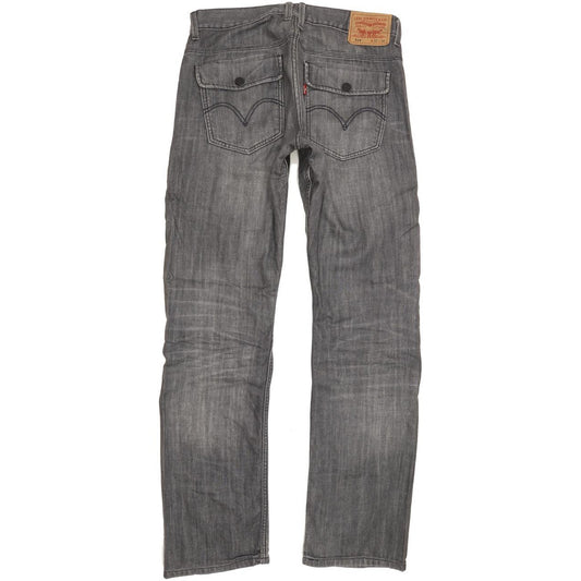 Levi's 514 Men Grey Straight Slim Jeans W32 L33