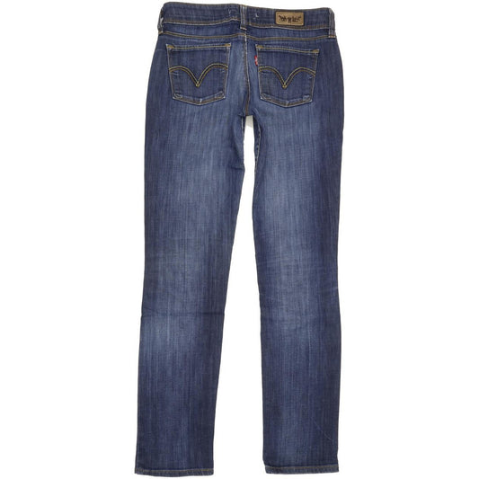 Levi's 571 Women Blue Straight Slim Stretch Jeans W29 L31