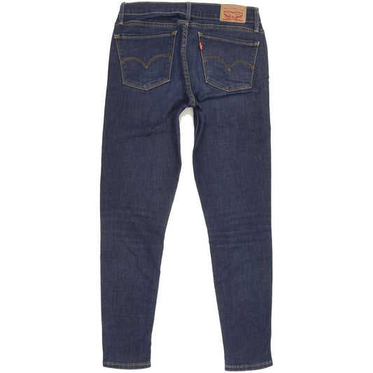 Levi's 710 Super Women Blue Skinny Slim Stretch Jeans W27 L27